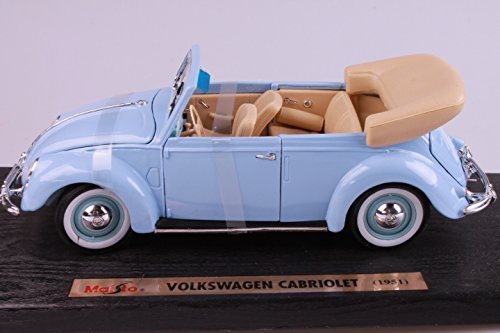 Maisto - Coche a Escala 1/18 1951 Volkswagen Beetle Cabriolet